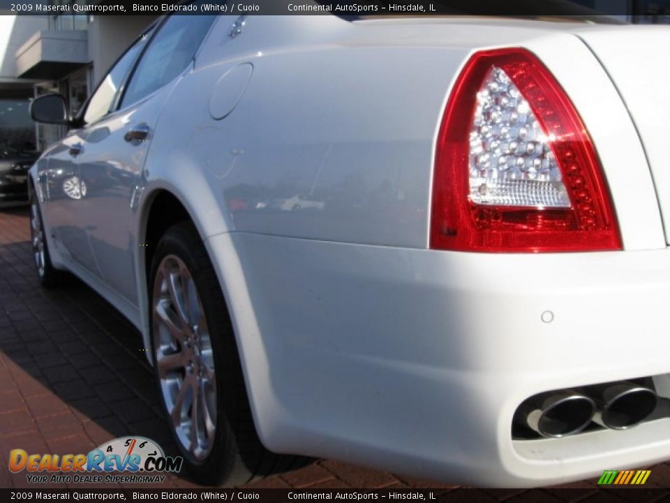 2009 Maserati Quattroporte Bianco Eldorado (White) / Cuoio Photo #20