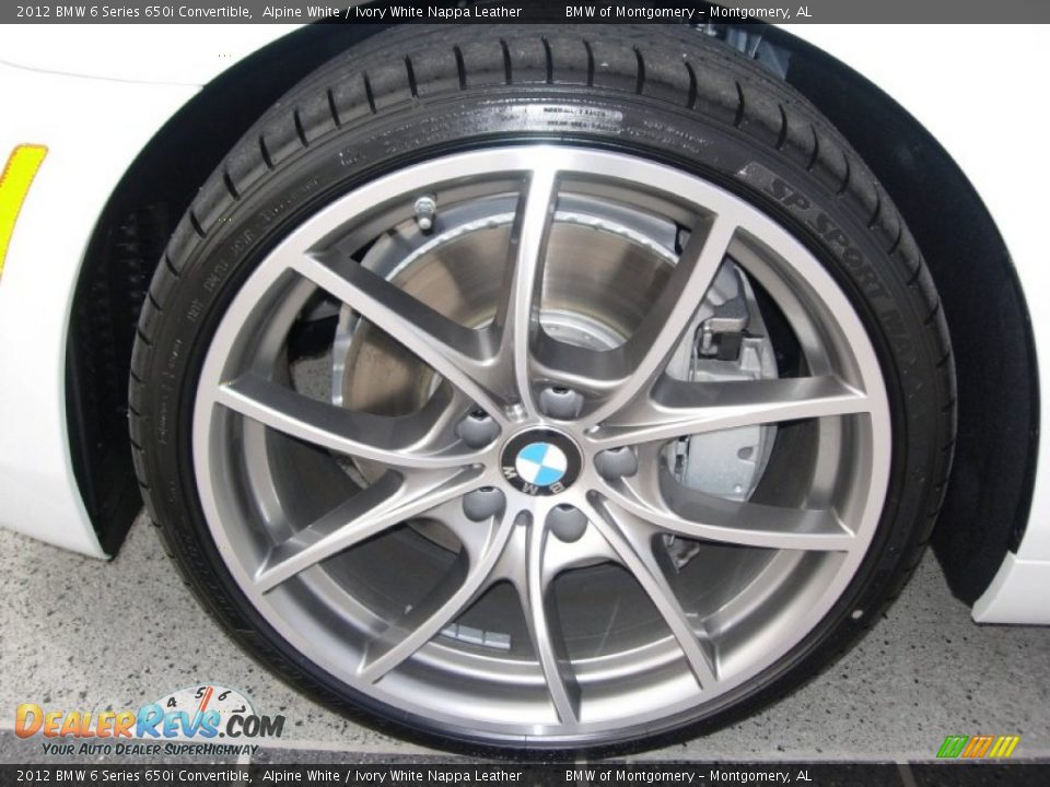 2012 BMW 6 Series 650i Convertible Alpine White / Ivory White Nappa Leather Photo #36