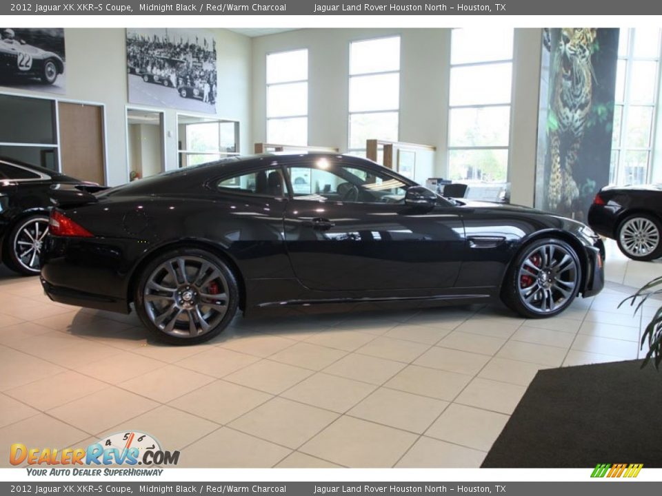 2012 Jaguar XK XKR-S Coupe Midnight Black / Red/Warm Charcoal Photo #3