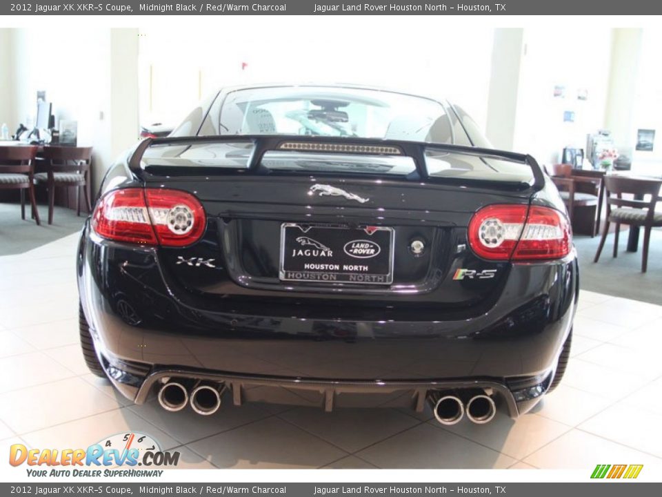 2012 Jaguar XK XKR-S Coupe Midnight Black / Red/Warm Charcoal Photo #6