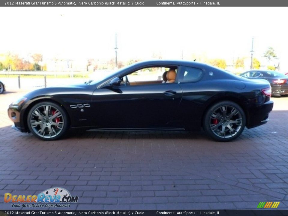 2012 Maserati GranTurismo S Automatic Nero Carbonio (Black Metallic) / Cuoio Photo #6