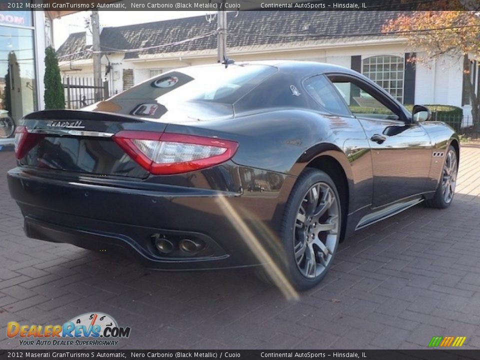 2012 Maserati GranTurismo S Automatic Nero Carbonio (Black Metallic) / Cuoio Photo #8