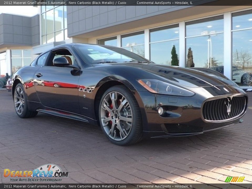 2012 Maserati GranTurismo S Automatic Nero Carbonio (Black Metallic) / Cuoio Photo #9