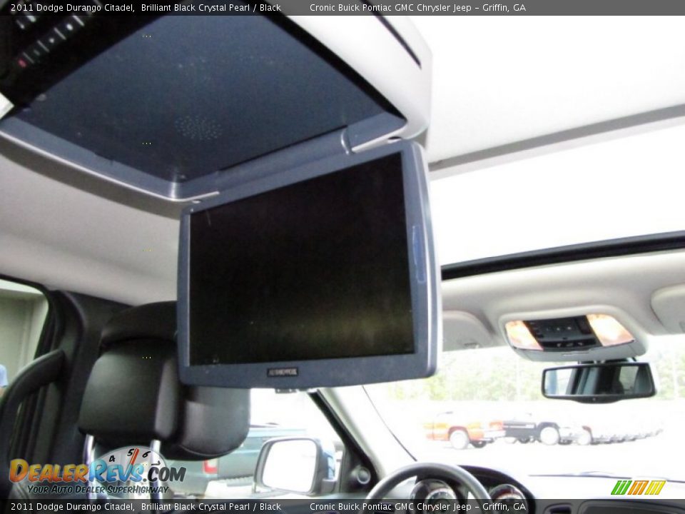 Black Interior - 2011 Dodge Durango Citadel Photo #16