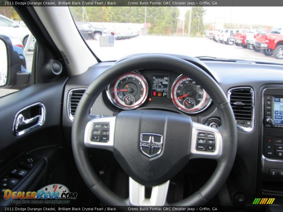 2011 Dodge Durango Citadel Steering Wheel Photo #20