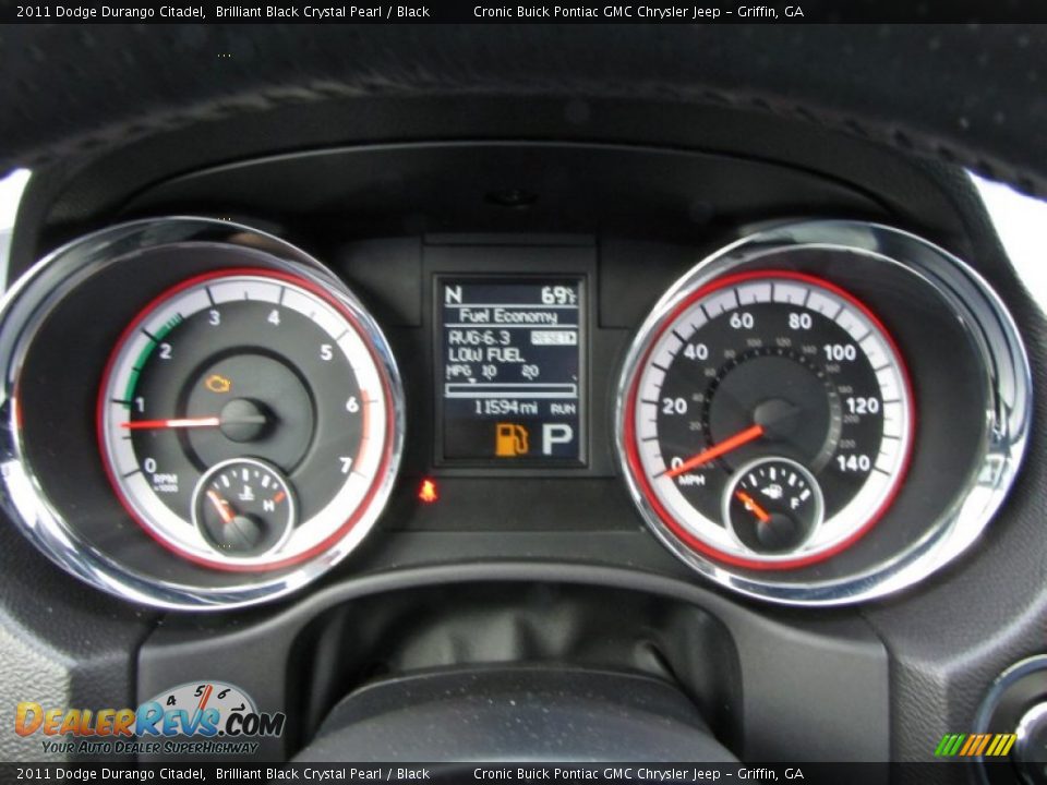 2011 Dodge Durango Citadel Gauges Photo #21