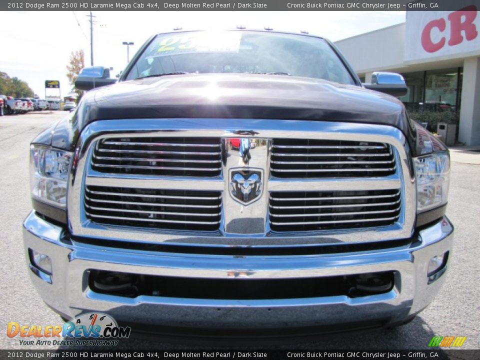 2012 Dodge Ram 2500 HD Laramie Mega Cab 4x4 Deep Molten Red Pearl / Dark Slate Photo #2