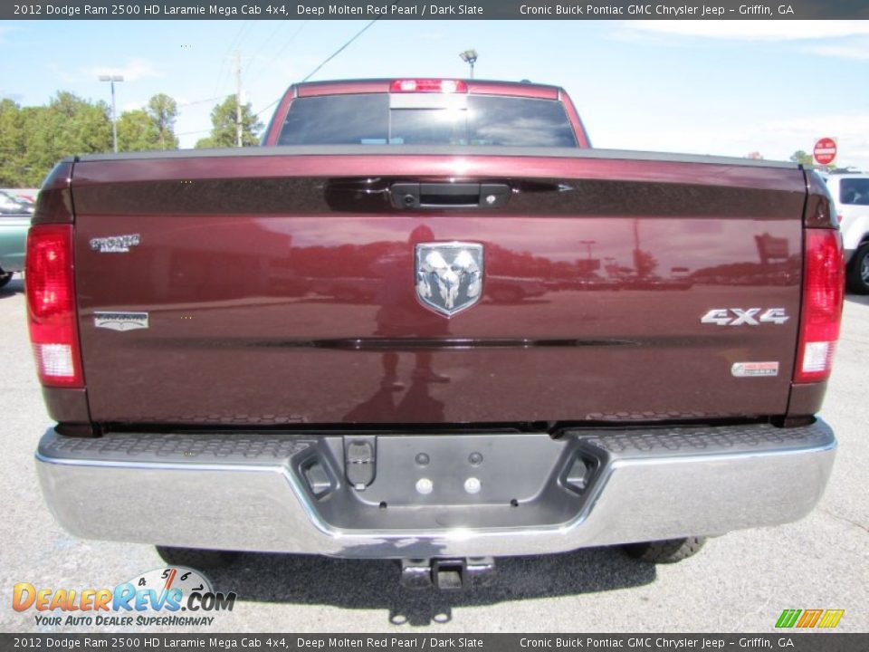 Deep Molten Red Pearl 2012 Dodge Ram 2500 HD Laramie Mega Cab 4x4 Photo #6