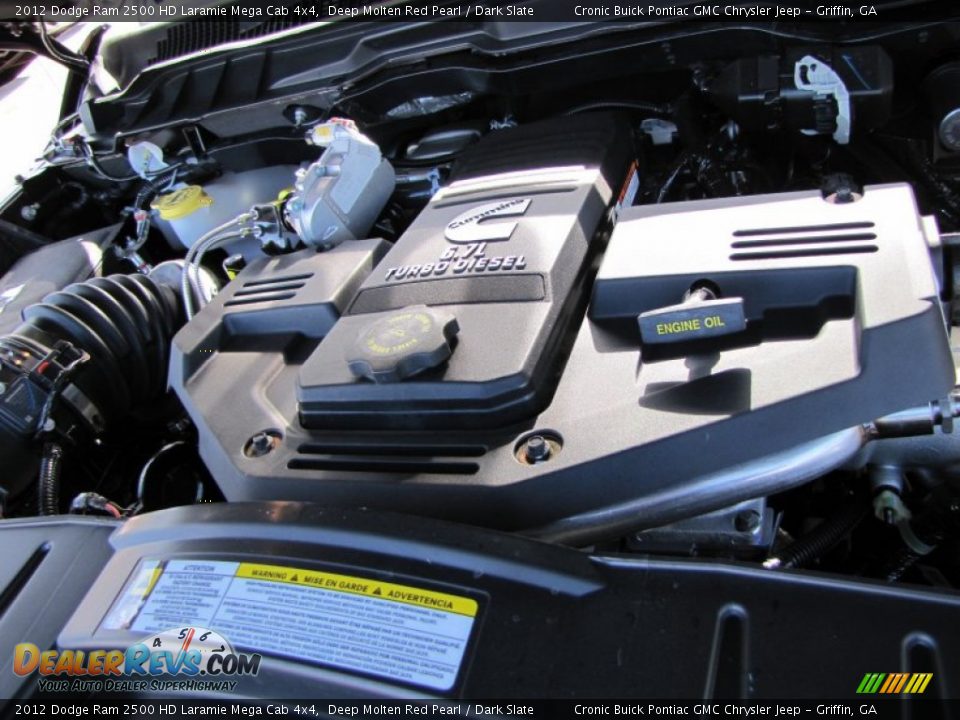 2012 Dodge Ram 2500 HD Laramie Mega Cab 4x4 6.7 Liter OHV 24-Valve Cummins VGT Turbo-Diesel Inline 6 Cylinder Engine Photo #10