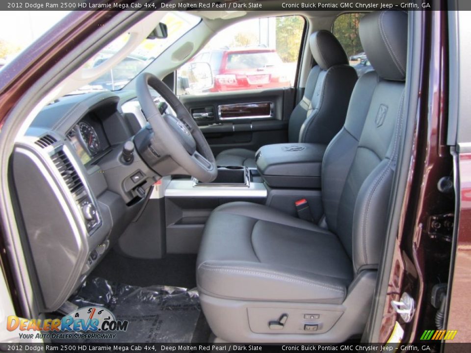 Dark Slate Interior - 2012 Dodge Ram 2500 HD Laramie Mega Cab 4x4 Photo #11