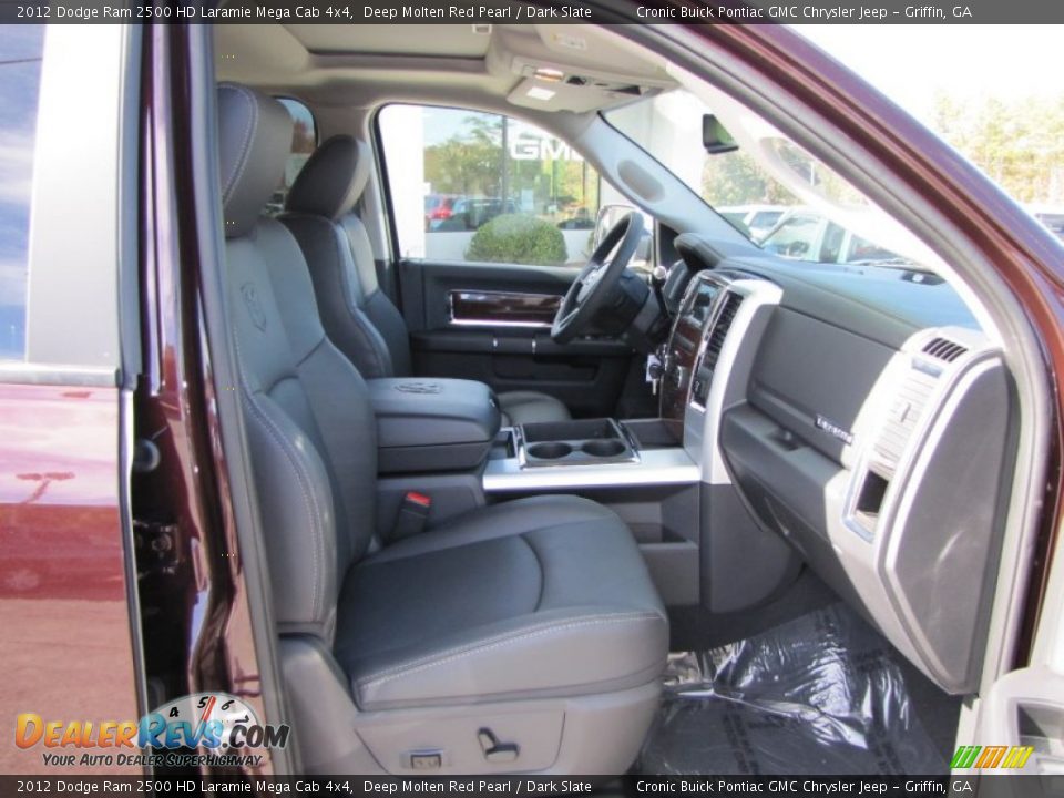 Dark Slate Interior - 2012 Dodge Ram 2500 HD Laramie Mega Cab 4x4 Photo #13