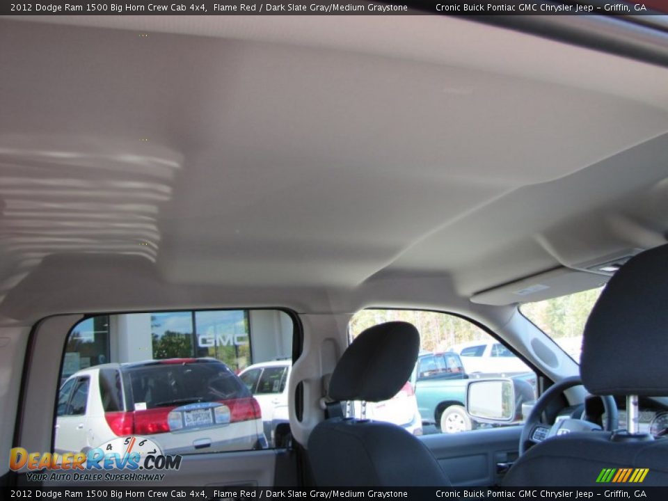 2012 Dodge Ram 1500 Big Horn Crew Cab 4x4 Flame Red / Dark Slate Gray/Medium Graystone Photo #15