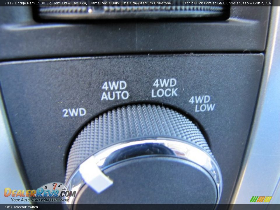 4WD selector switch 2012 Dodge Ram 1500