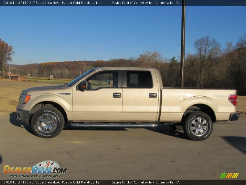 Pueblo Gold Metallic 2010 Ford F150 XLT SuperCrew 4x4 Photo #2