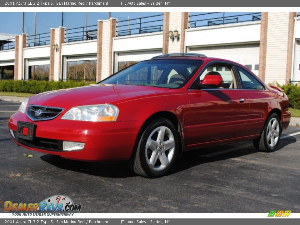 2001 Acura CL 3.2 Type S San Marino Red / Parchment Photo #1