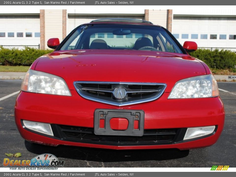 2001 Acura CL 3.2 Type S San Marino Red / Parchment Photo #2