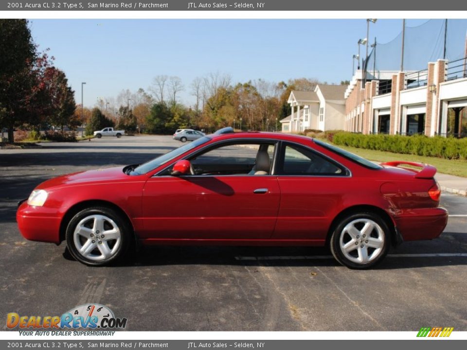 2001 Acura CL 3.2 Type S San Marino Red / Parchment Photo #3