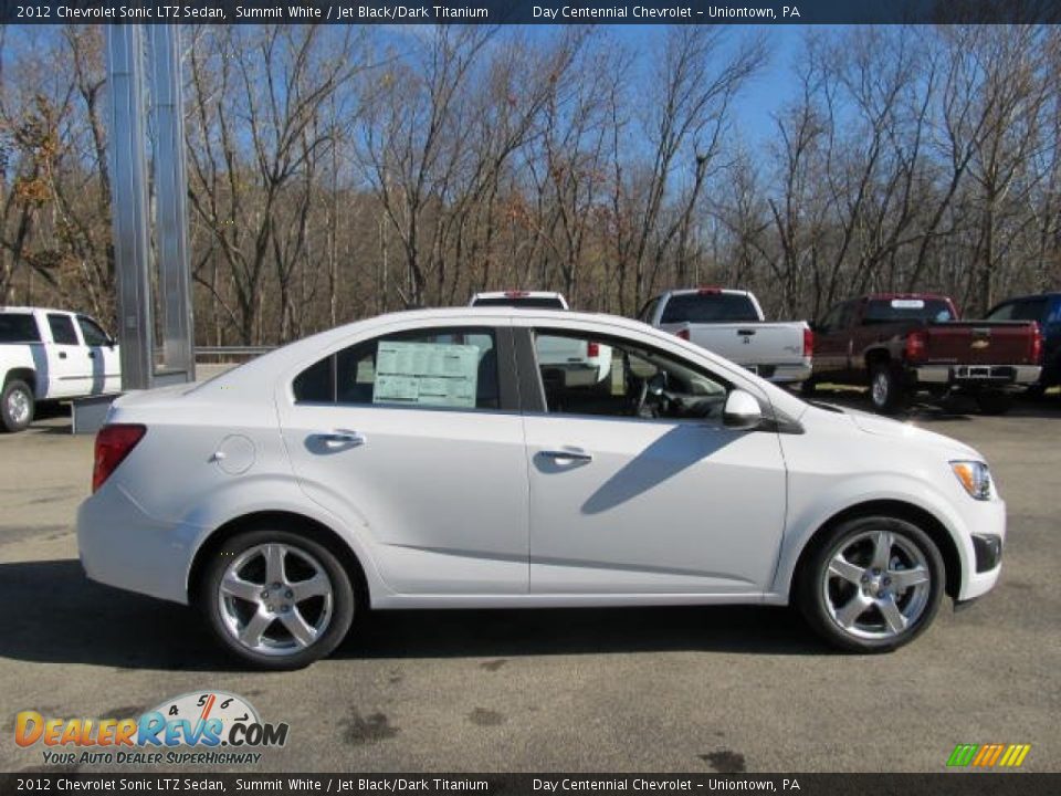 Summit White 2012 Chevrolet Sonic LTZ Sedan Photo #4