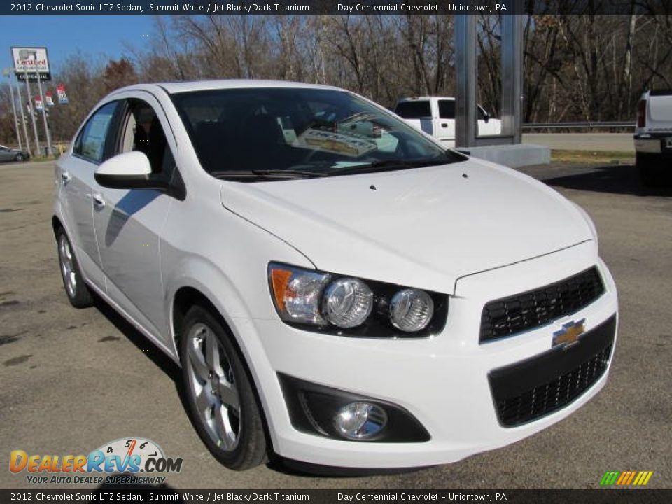 Front 3/4 View of 2012 Chevrolet Sonic LTZ Sedan Photo #5