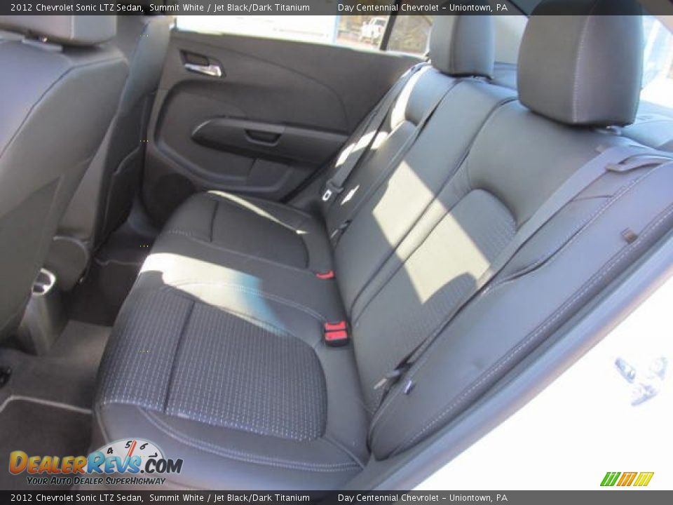 2012 Chevrolet Sonic LTZ Sedan Summit White / Jet Black/Dark Titanium Photo #10