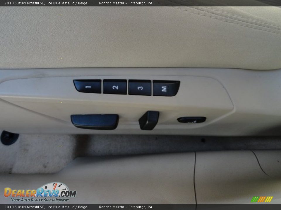 2010 Suzuki Kizashi SE Ice Blue Metallic / Beige Photo #15