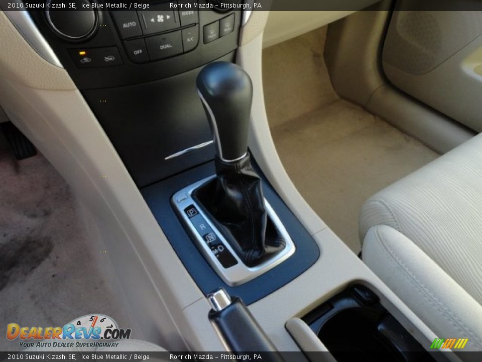2010 Suzuki Kizashi SE Ice Blue Metallic / Beige Photo #17