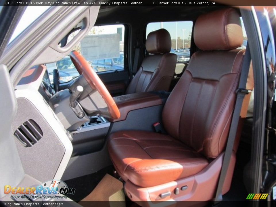 King Ranch Chaparral Leather seats - 2012 Ford F350 Super Duty