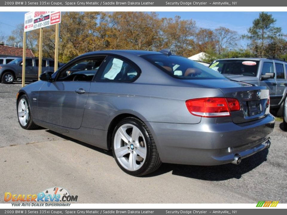 2009 BMW 3 Series 335xi Coupe Space Grey Metallic / Saddle Brown Dakota Leather Photo #2