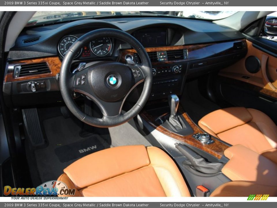 Saddle Brown Dakota Leather Interior 2009 Bmw 3 Series