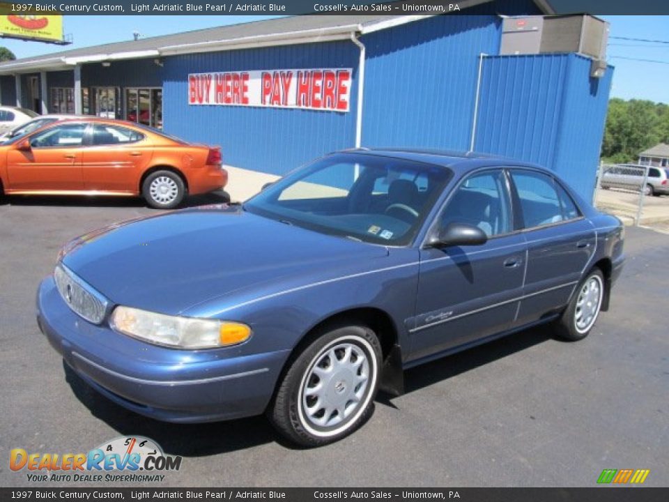 1997 Buick Century Custom Light Adriatic Blue Pearl / Adriatic Blue Photo #1