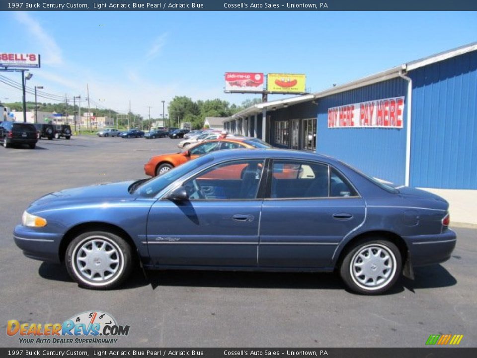 1997 Buick Century Custom Light Adriatic Blue Pearl / Adriatic Blue Photo #2