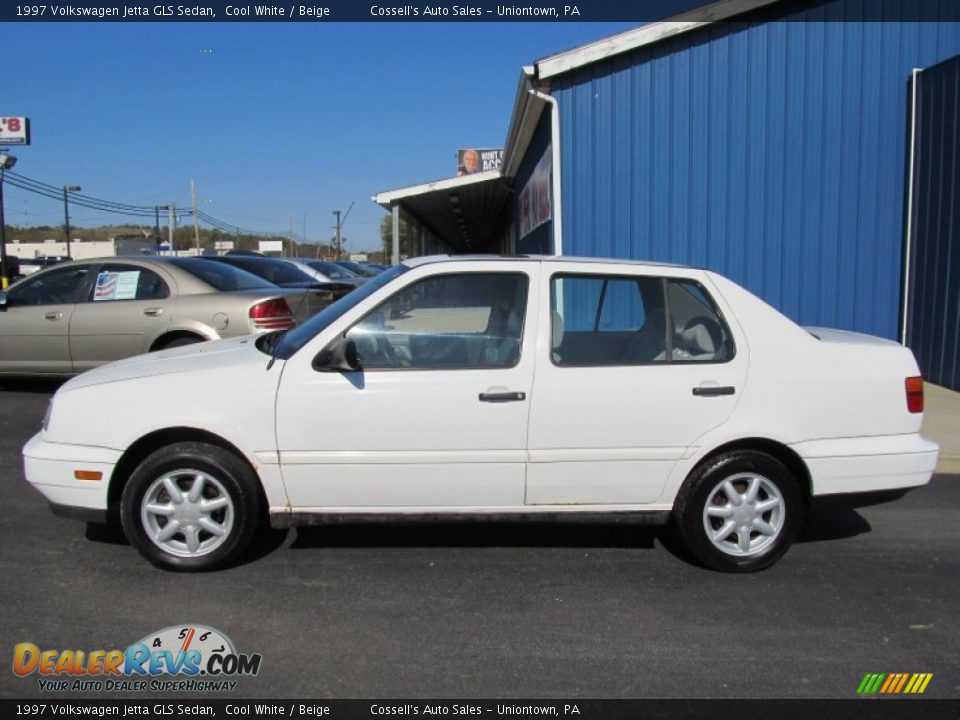 Cool White 1997 Volkswagen Jetta GLS Sedan Photo #2