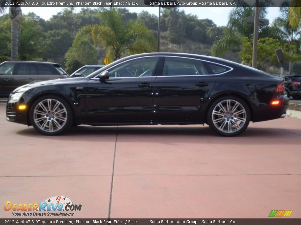Phantom Black Pearl Effect 2012 Audi A7 3.0T quattro Premium Photo #2