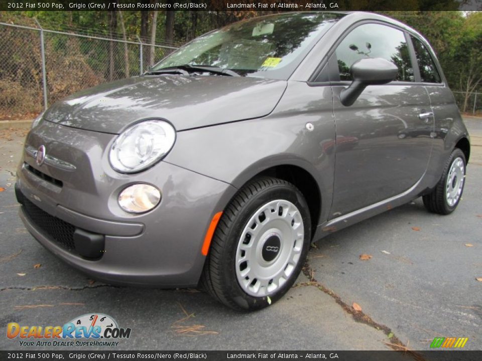 Front 3/4 View of 2012 Fiat 500 Pop Photo #1