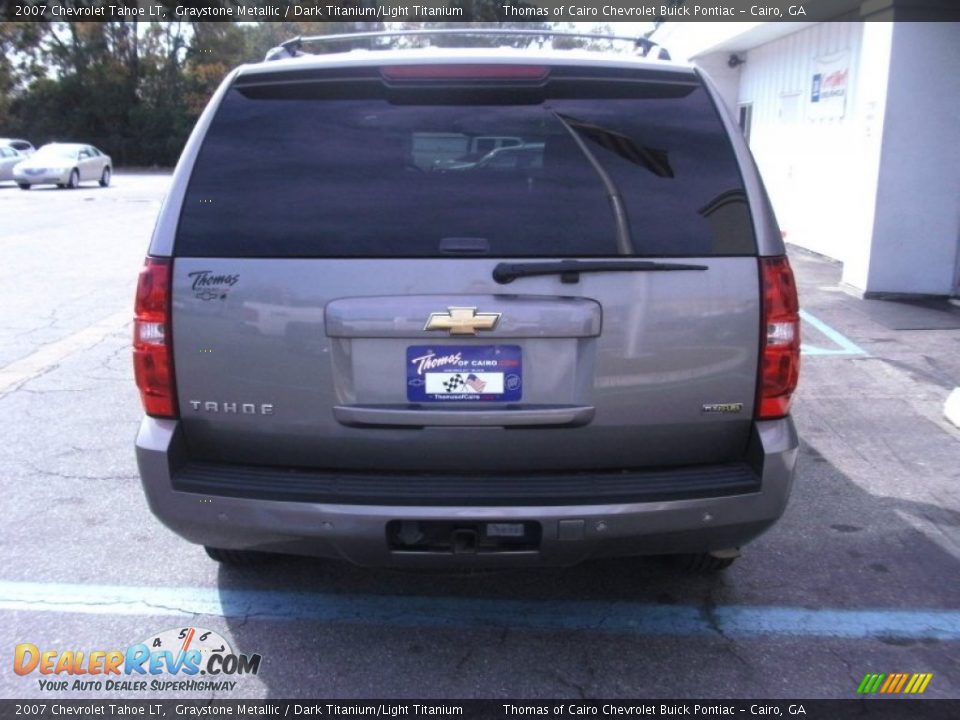2007 Chevrolet Tahoe LT Graystone Metallic / Dark Titanium/Light Titanium Photo #10