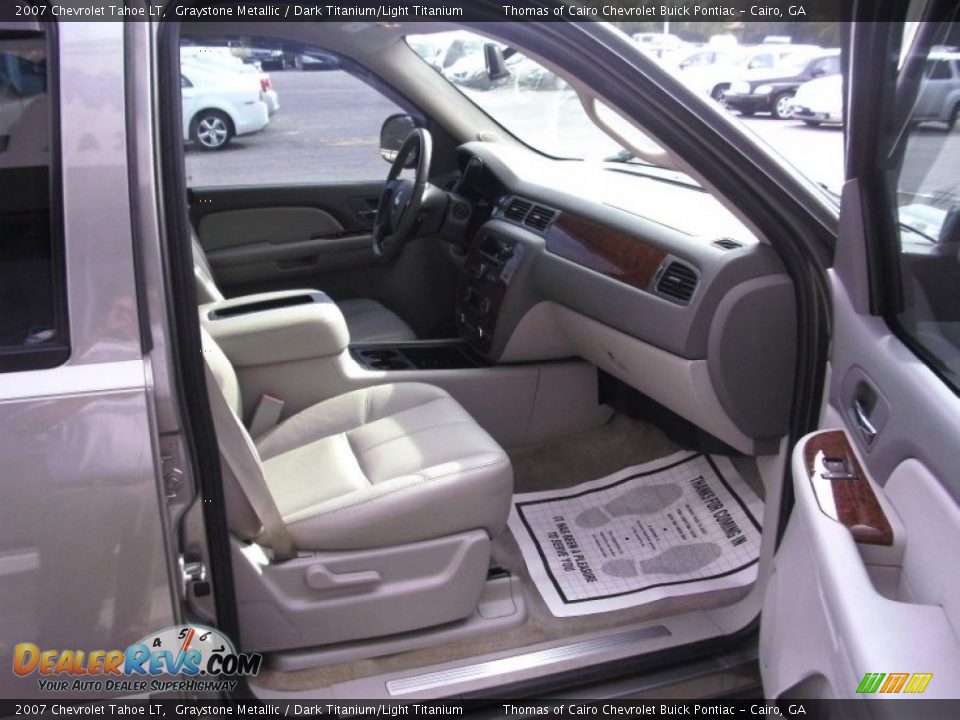2007 Chevrolet Tahoe LT Graystone Metallic / Dark Titanium/Light Titanium Photo #23