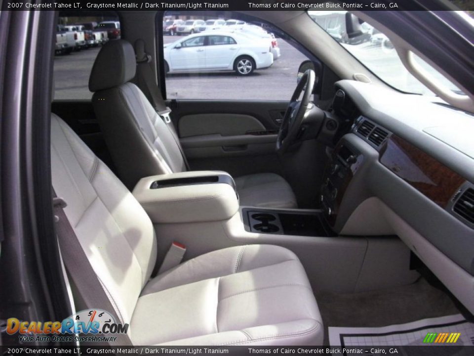 2007 Chevrolet Tahoe LT Graystone Metallic / Dark Titanium/Light Titanium Photo #24