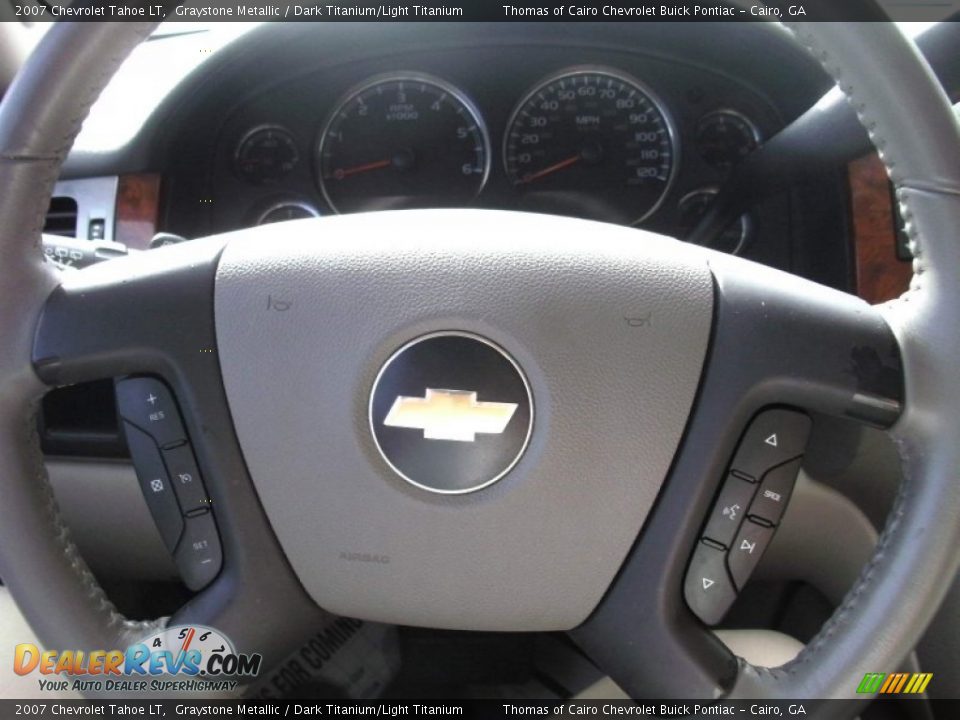 2007 Chevrolet Tahoe LT Graystone Metallic / Dark Titanium/Light Titanium Photo #30