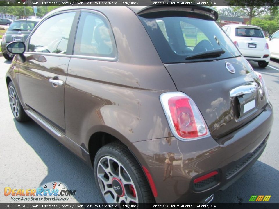 Espresso (Brown) 2012 Fiat 500 Sport Photo #2