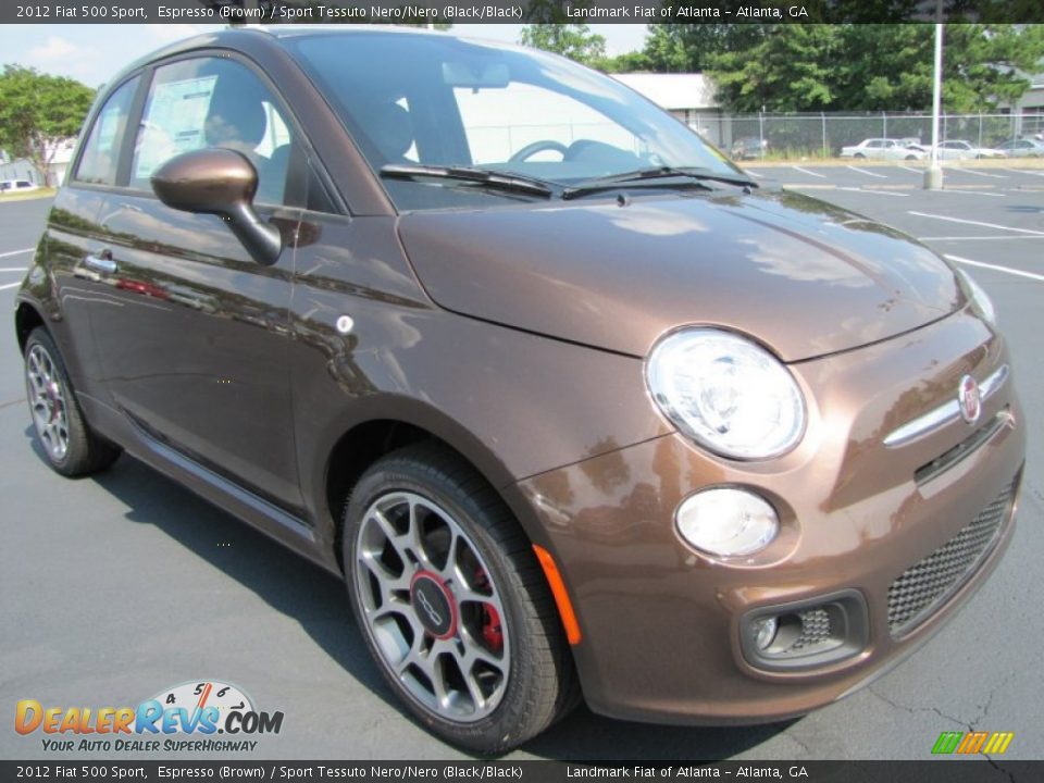 Front 3/4 View of 2012 Fiat 500 Sport Photo #4