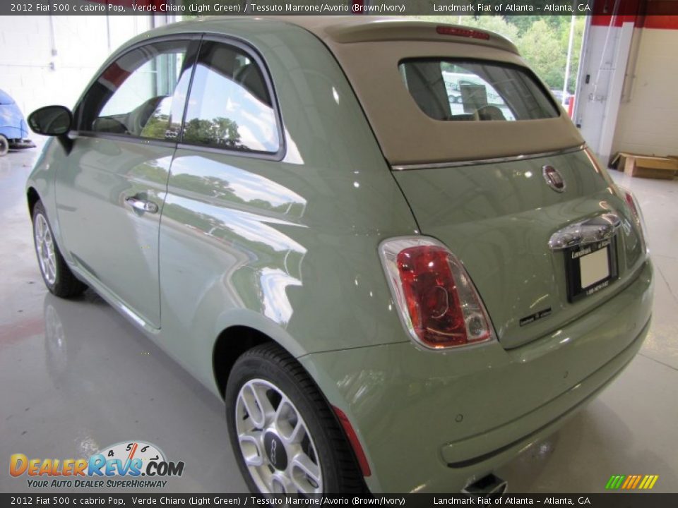 Verde Chiaro (Light Green) 2012 Fiat 500 c cabrio Pop Photo #2