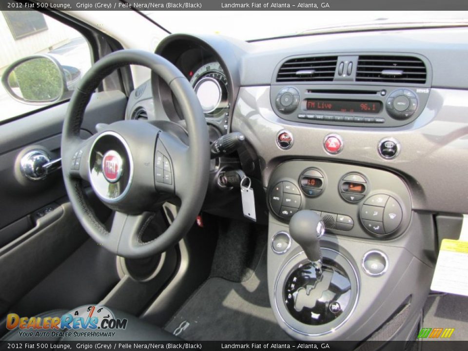 Dashboard of 2012 Fiat 500 Lounge Photo #9