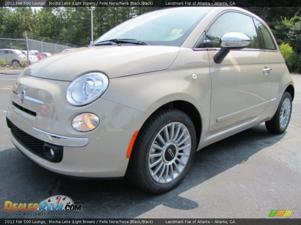 Front 3/4 View of 2012 Fiat 500 Lounge Photo #1