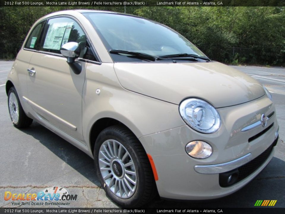 Front 3/4 View of 2012 Fiat 500 Lounge Photo #4