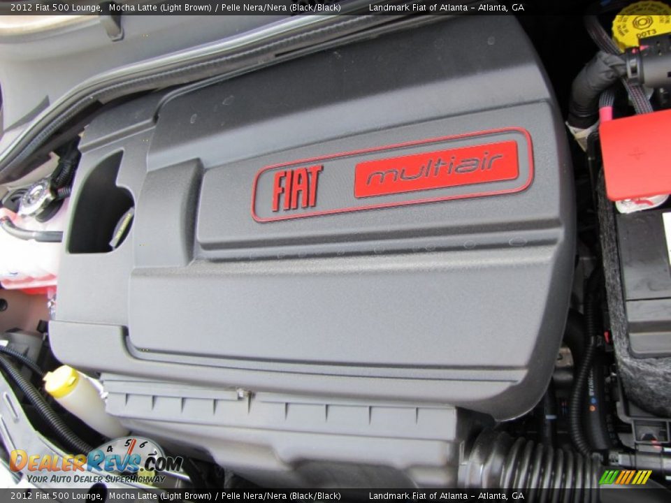 2012 Fiat 500 Lounge 1.4 Liter SOHC 16-Valve MultiAir 4 Cylinder Engine Photo #10