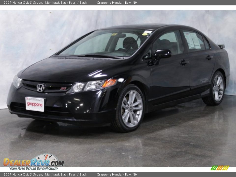 2007 Black honda civic si sedan #1