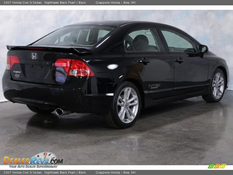 2007 Black honda civic si sedan #6