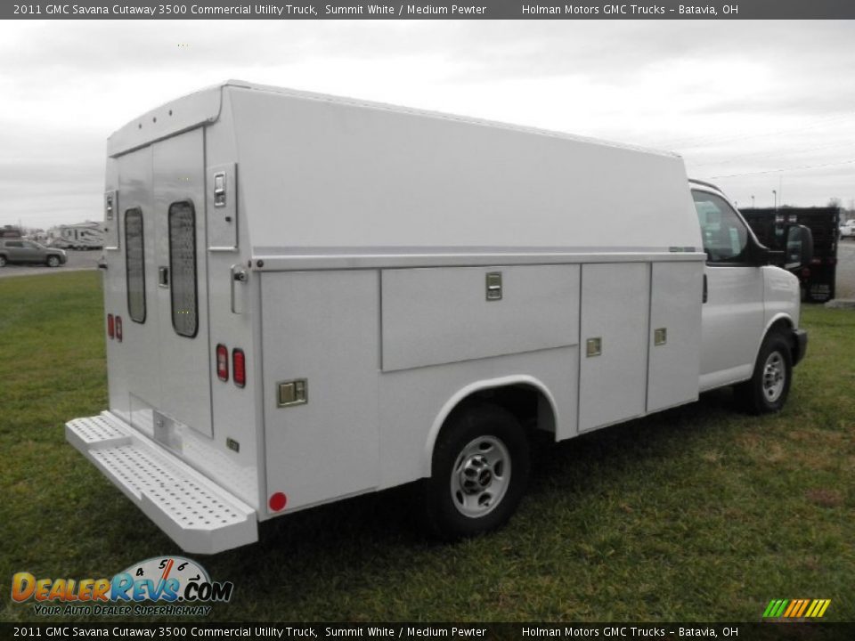 Summit White 2011 GMC Savana Cutaway 3500 Commercial Utility Truck Photo #20