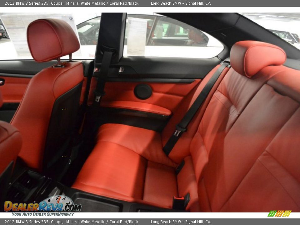 Coral Red Black Interior 2012 Bmw 3 Series 335i Coupe