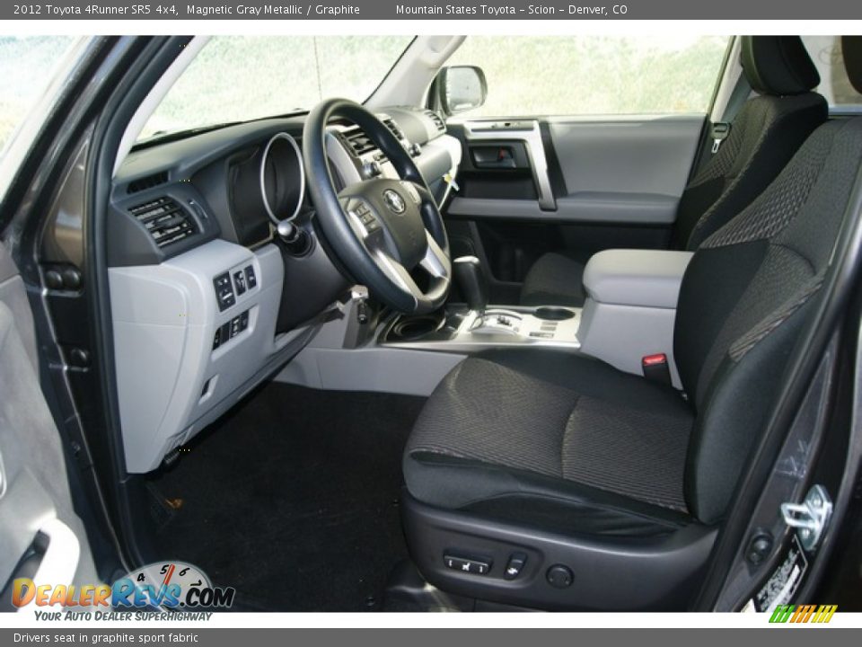 Drivers seat in graphite sport fabric - 2012 Toyota 4Runner